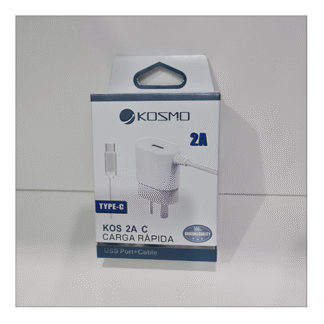 KOSMO CARGADOR 2A TIPO C.