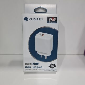 KOSMO ADAPTADOR USB + C 20W